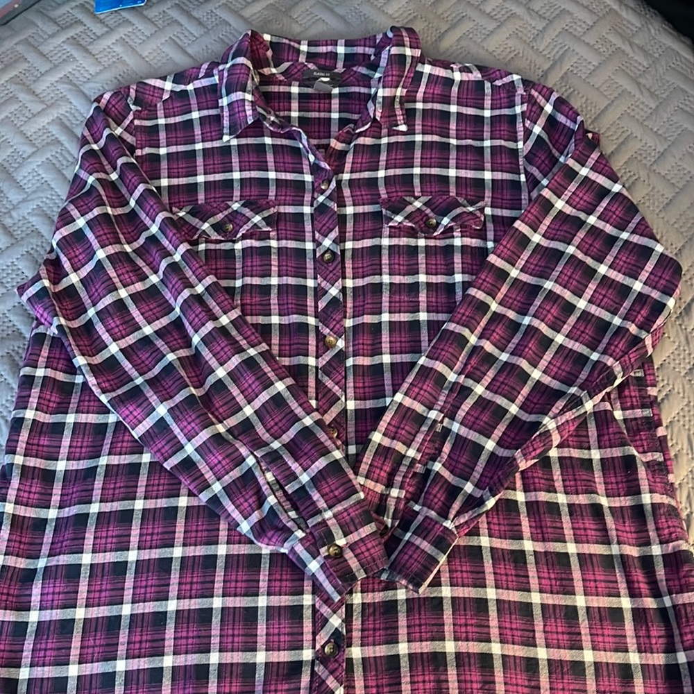 Women’s Eddie Bauer Classic Fit 2XL L/S button down